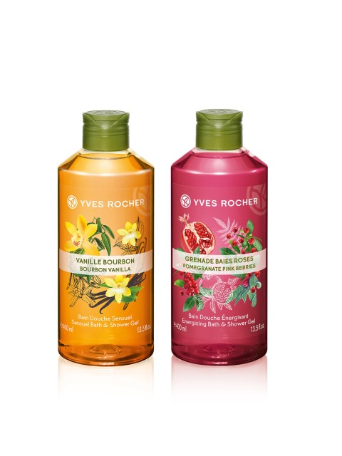

YVES ROCHER Set of 2 Sustainable Shower Gels, Maroon