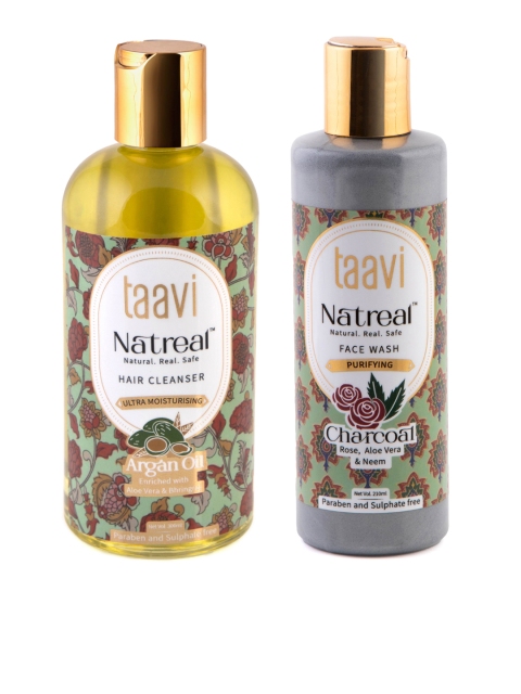 

Taavi Set of Hair Cleanser & Face Wash, Green