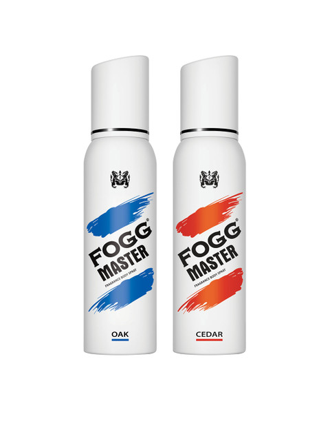 

Fogg Men Set of 2 Master Deodorant, Blue