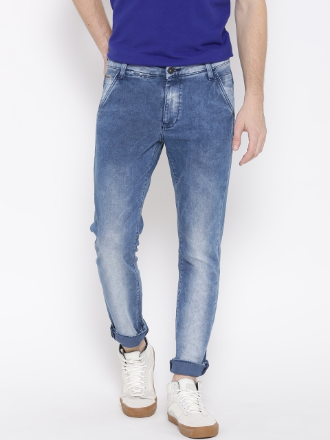 

United Colors of Benetton Men Blue Skinny Fit Stretchable Jeans