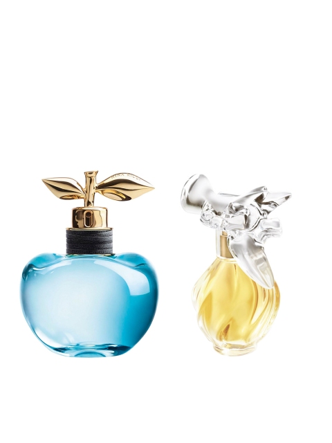 

Nina Ricci Set of Men Luna & Women L'Air Du Temps Eau De Toilette, Blue