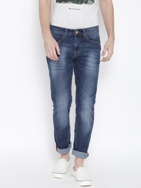 

United Colors of Benetton Men Blue Skinny Fit Stretchable Jeans