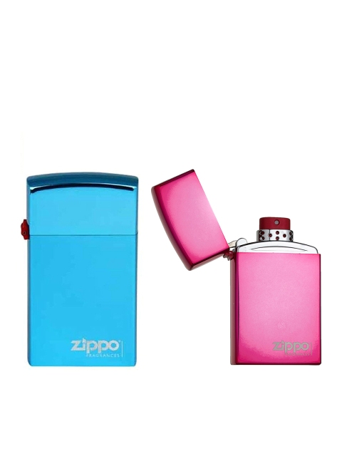

Zippo Men Bright Pink & The Original Turquoise Eau de Toilette, Blue