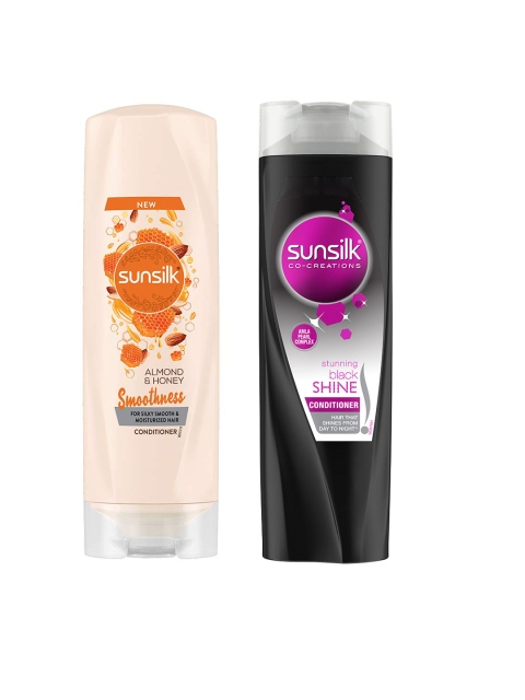 

Sunsilk Set of 2 Stunning Black Shine & Almond & Honey Conditioner