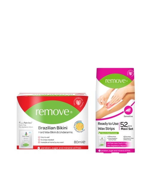 

Remove Wax Strips & Hard Wax, White