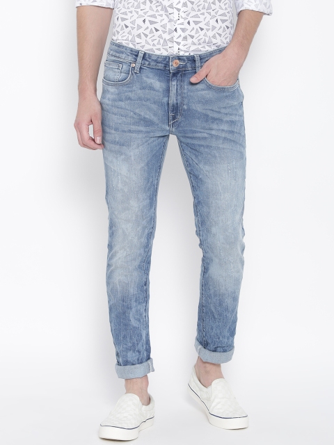 

United Colors of Benetton Men Blue Skinny Stretchable Jeans