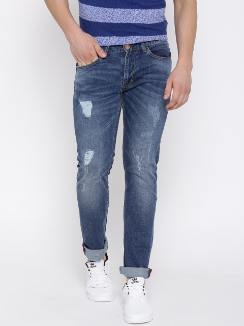 

United Colors of Benetton Men Blue Skinny Fit Stretchable Jeans
