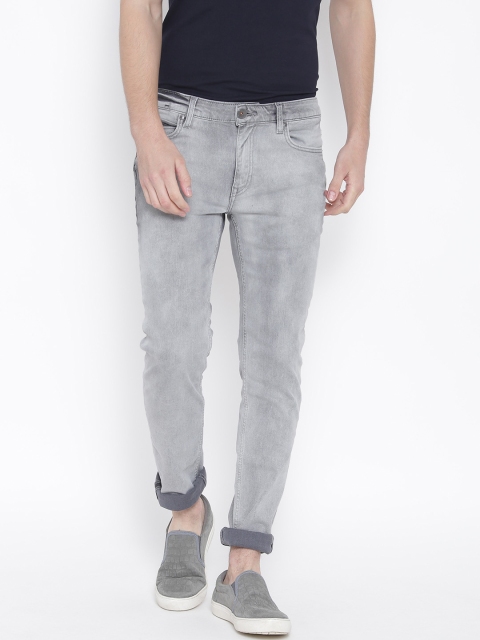 

United Colors of Benetton Men Grey Super-Skinny Fit Stretchable Jeans