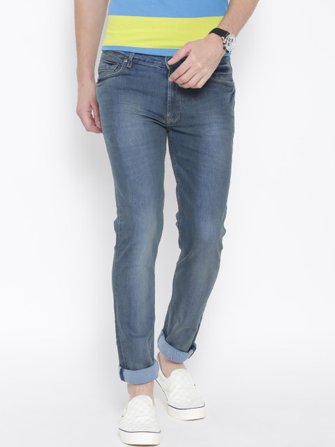 

United Colors of Benetton Men Blue Skinny Fit Stretchable Jeans