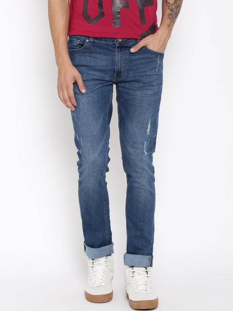 

United Colors of Benetton Men Blue Skinny Fit Stretchable Jeans