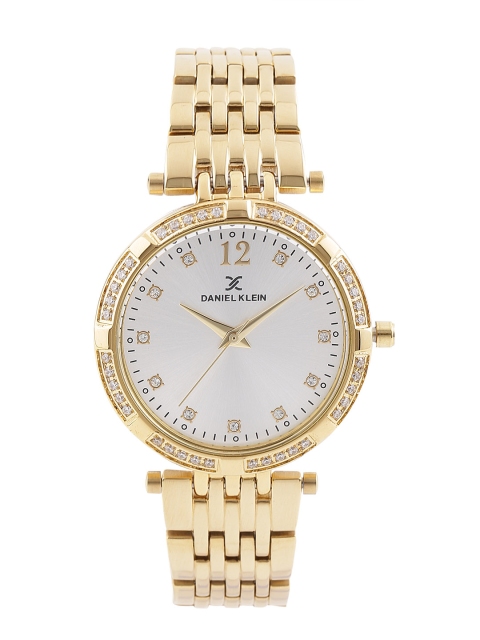 

Daniel Klein Exclusive Women Silver-Toned Dial Watch DK10755-1