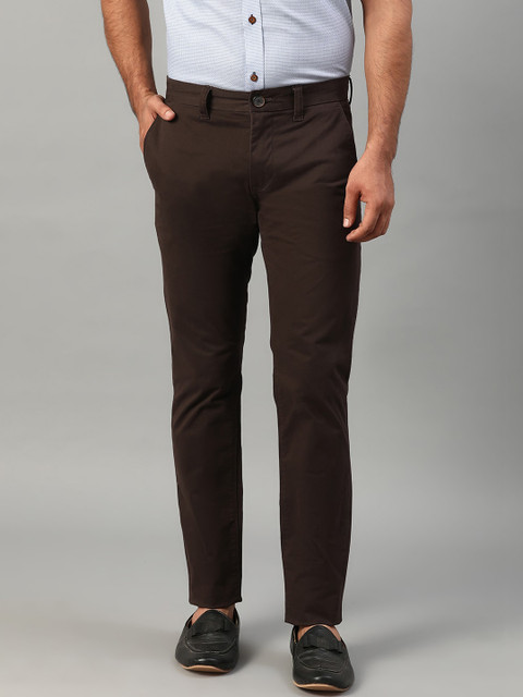 

Matinique Men Brown Slim Fit Chinos Trousers