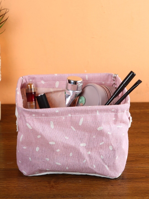 

House Of Accessories Unisex Pink & White Jwellery Organiser