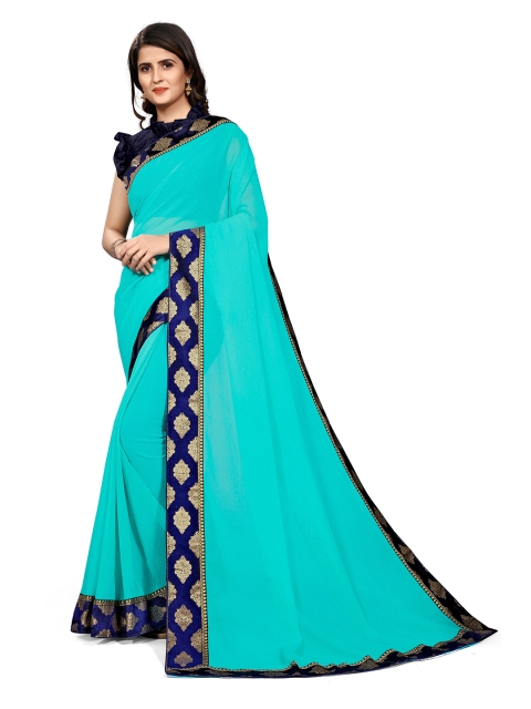 

KALINI Women Teal Solid