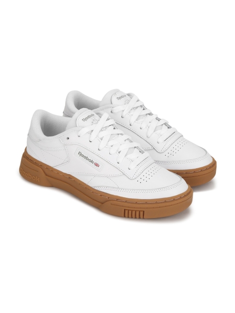 

Reebok Classic Women White Perforations Leather Sneakers
