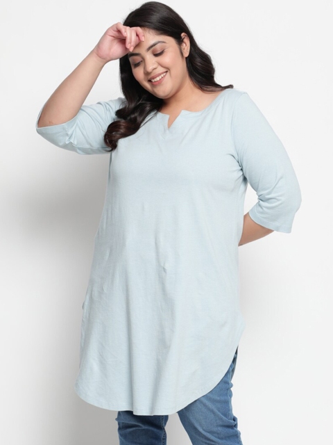 

Amydus Blue Solid Tunic
