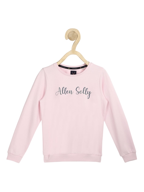 

Allen Solly Junior Girls Pink Printed Sweatshirt