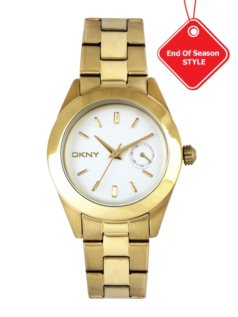 

DKNY Women Silver-Toned Dial Watch NY2132I