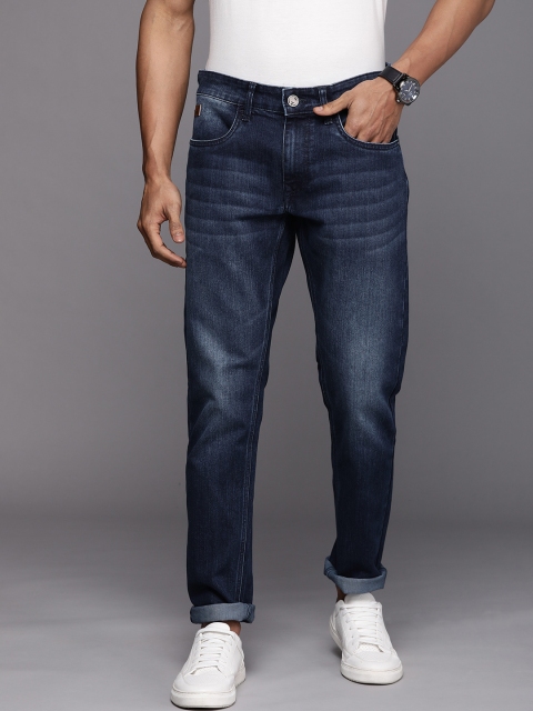 

WROGN Men Blue Slim Fit Light Fade Stretchable Jeans