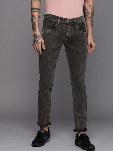 

WROGN Men Black Slim Fit Light Fade Stretchable Jeans