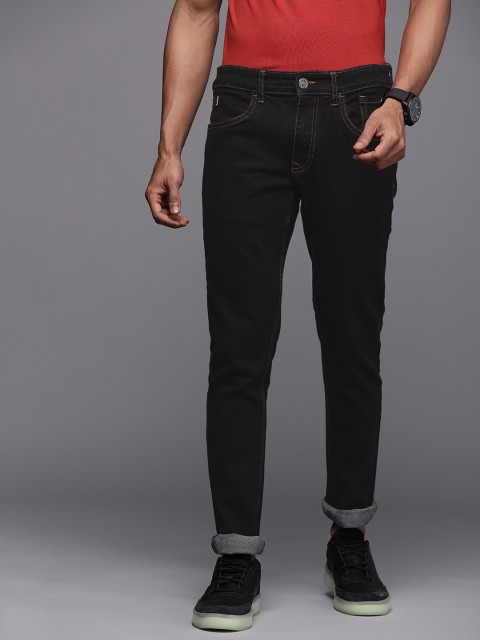 

WROGN Men Black Slim Fit Stretchable Jeans