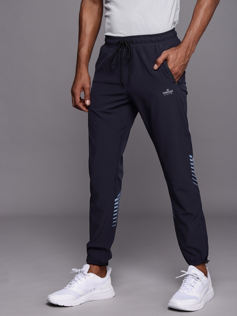 

WROGN ACTIVE Men Navy Blue Solid Slim Fit Joggers