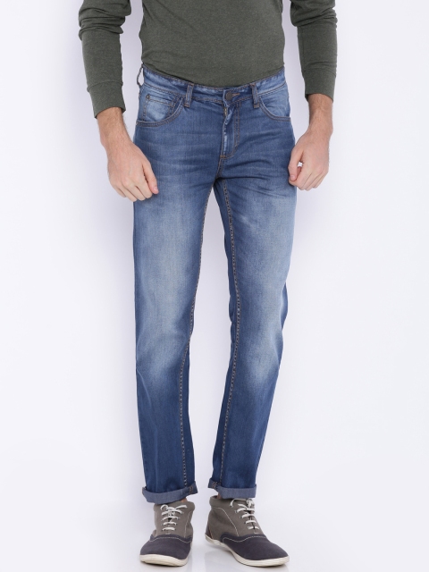 

Slub Men Blue Slim Fit Mid Rise Jeans