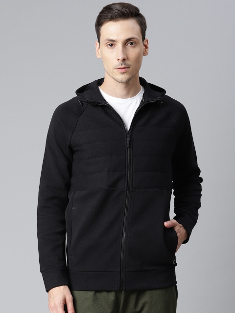 

Marks & Spencer Men Black Hooded Sweatshirt