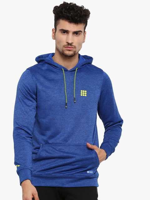 

rock.it Men Blue Hooded Pullover Sweatshirt