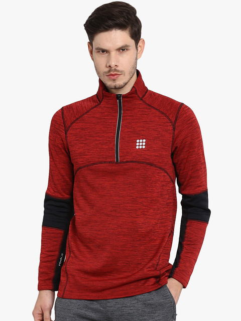 

rock.it Men Red Pullover Sweatshirt