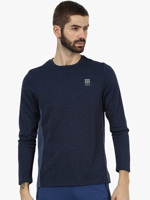 

rock it Men Blue Slim Fit T-shirt