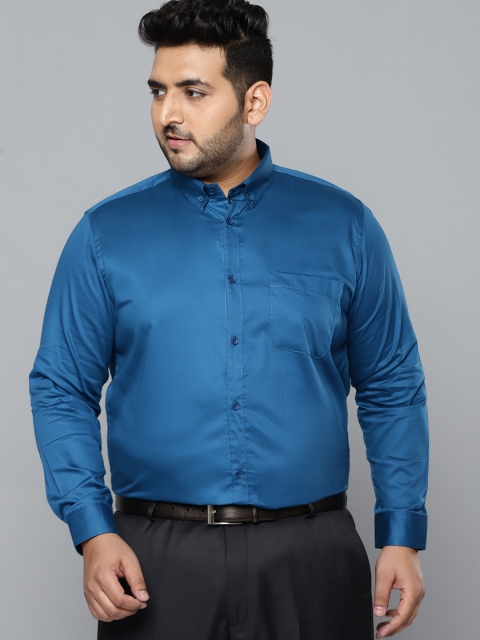 

DENNISON Men Blue Smart Slim Fit Opaque Formal Shirt