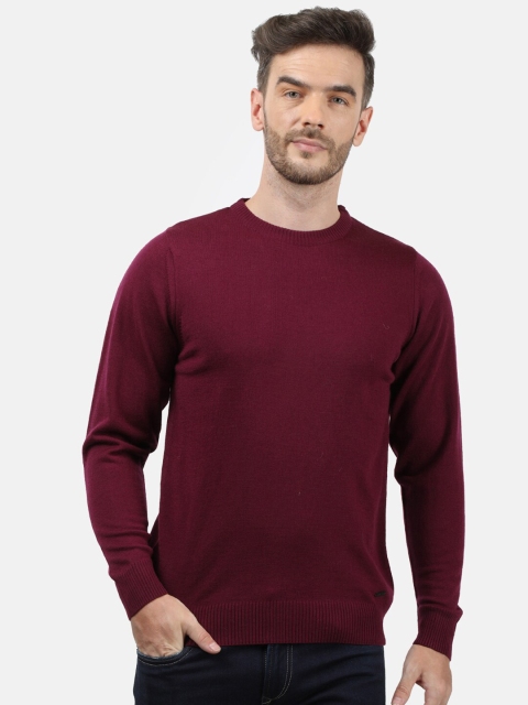 

Monte Carlo Men Purple Wool Pullover Sweaters