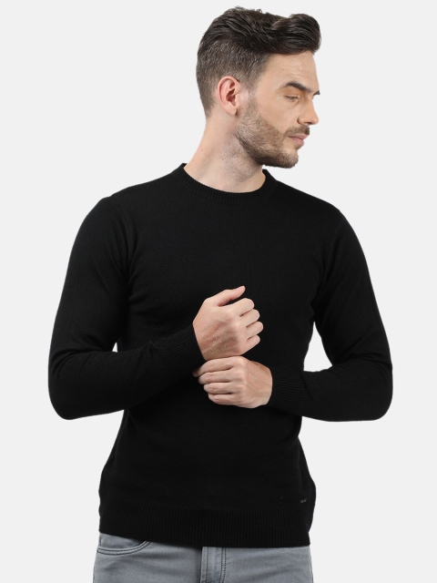 

Monte Carlo Men Black Wool Pullover Sweaters