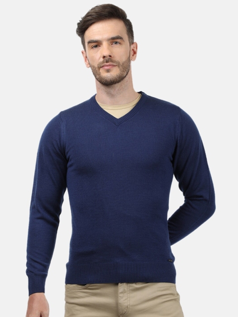

Monte Carlo Men Blue Pullover Sweater