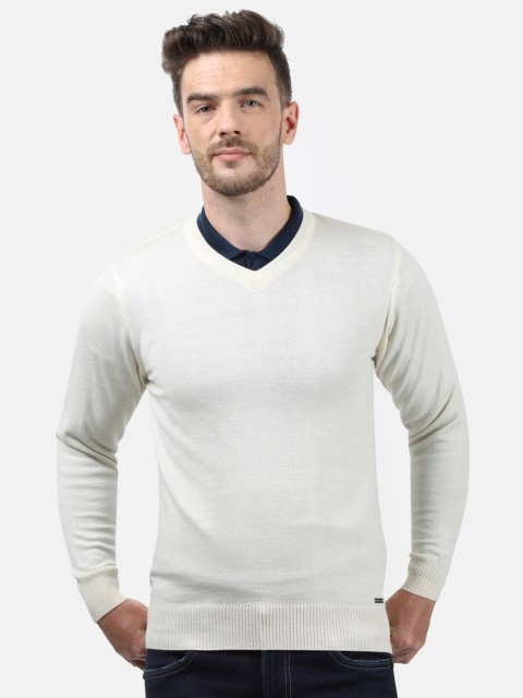

Monte Carlo Men Off White Pullover Sweater