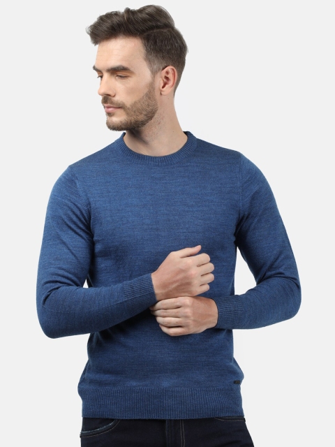 

Monte Carlo Men Blue Pullover Sweater