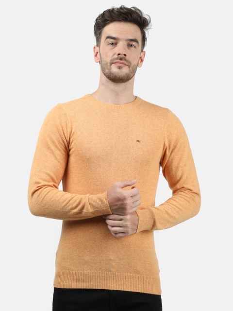 

Monte Carlo Men Orange Woollen Pullover