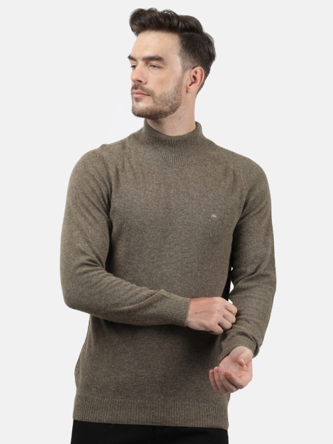 

Monte Carlo Men Brown Woollen Pullover