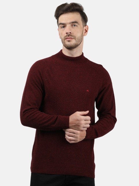 

Monte Carlo Men Maroon Woollen Pullover