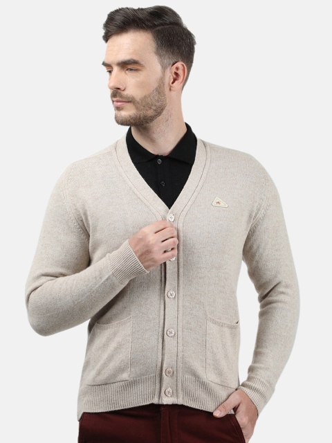 

Monte Carlo Men Beige Woollen Cardigan