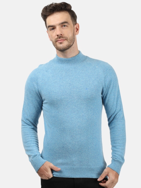 

Monte Carlo Men Blue Woollen Pullover