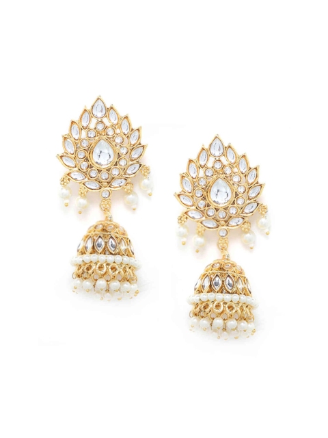 

Kairi Gold-Toned Contemporary Jhumka Earrings