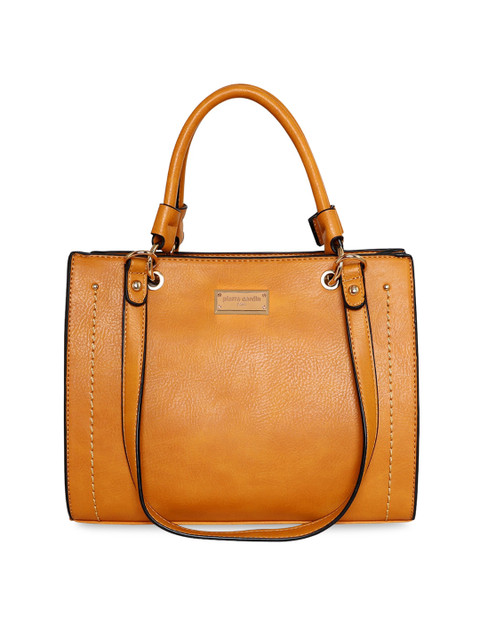 

pierre cardin Taupe PU Structured Handheld Bag