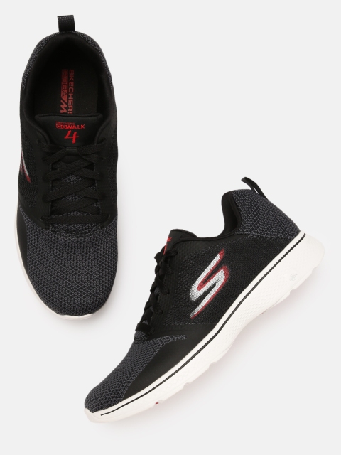 

Skechers Men Black Go Walk 4 - Solar Walking Shoes
