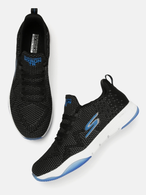 

Skechers Men Black GO RUN TR-FLARE Goga Mat Running Shoes