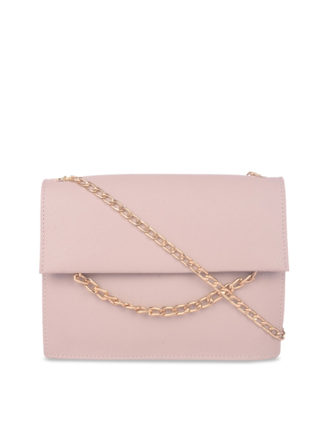 

Bagkok Pink PU Structured Sling Bag