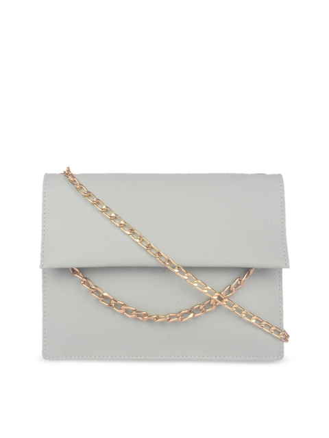 

Bagkok Grey PU Structured Sling Bag