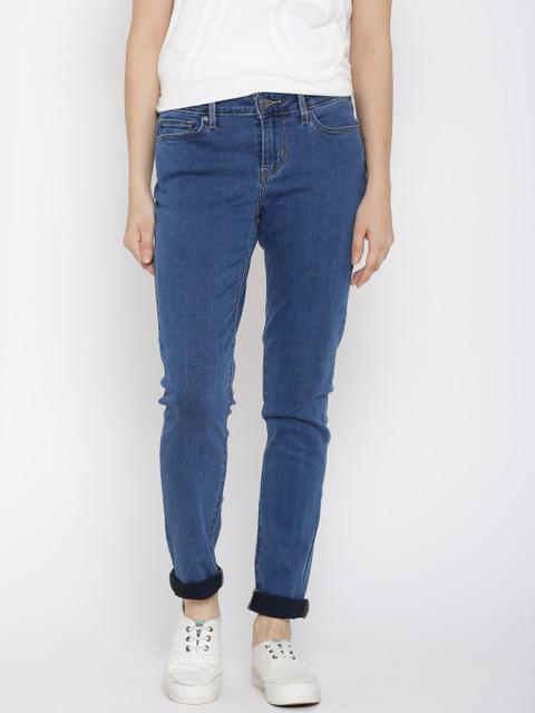 

Levis 711 Women Blue Skinny Stretchable Jeans