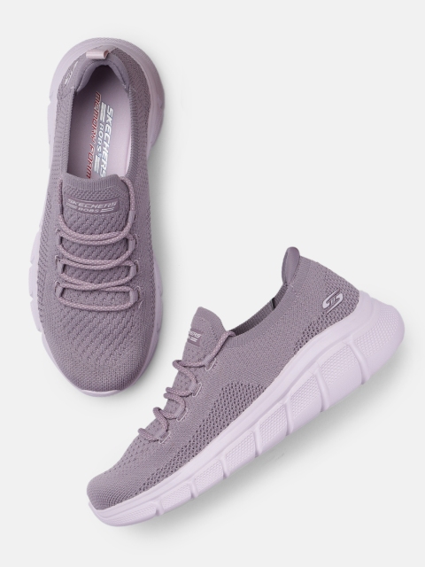 

Skechers Women Mauve BOBS B FLEX-UNKNOWN JOURNEY Lightweight Sneakers